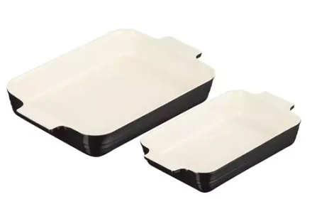 Le Creuset - Набор из 2 форм для запекания 25+32см черный / артикул   79033001400000  / GTIN 843251156801