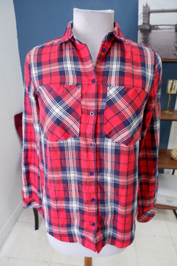 Рубашка Ostin в клетку 42 размер