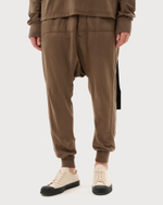 RICK OWENS DRKSHDW БРЮКИ СЕРЫЕ LIDO PRISONER DRAWSTRING