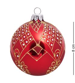 Элита НФШ-1432/3 Набор ел.украшений Шар 2шт «Вуаль» 80 мм