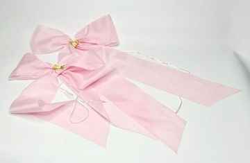 Украшение на машину набор 2-х бантов (на зеркала, ручки машины)