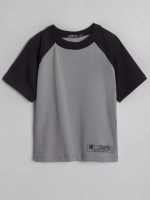 Костюм для мальчика в школу, олимпийка футболка и брюки