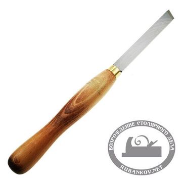 Резец токарный Crown HSS, Skew Chisel, 19мм, рукоять - 216мм