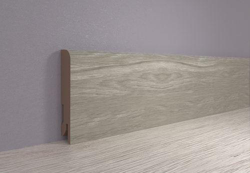 Плинтус МДФ ламинированный Лука Пл 80 МДФ.2400.24046 дуб мелфорд грей 16x80х2400 мм