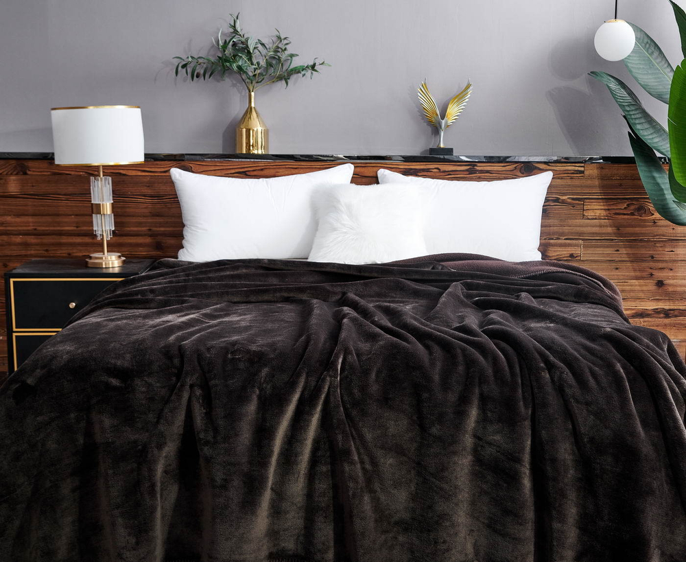 Покрывало 220х240 Sofi De MarkO София кофейное