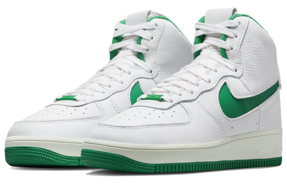 Кроссовки Nike Air Force 1 Sculpt "Whitegreen" (Женская размерная сетка)