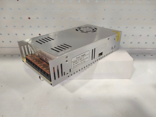 12V - 30А / Блок питания (30 ампер), трансформатор, преобразователь (DC12V 360W 30A) S-360-12 Power Supply, серия - СилаМастер (1 шт.)