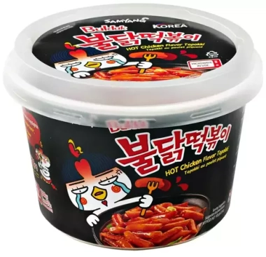 Булдак токпокки острая курица Корея