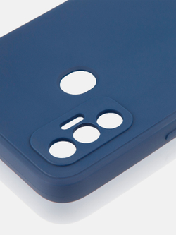 Чехол ROSCO для Tecno Spark 7 оптом (арт. TCN-S7-COLOURFUL-BLUE)