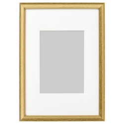 IKEA SILVERHÖJDEN  (ИКЕА СИЛВЕРХÖЙДЕН)  -  Рамка, цвет золота, 21x30 см