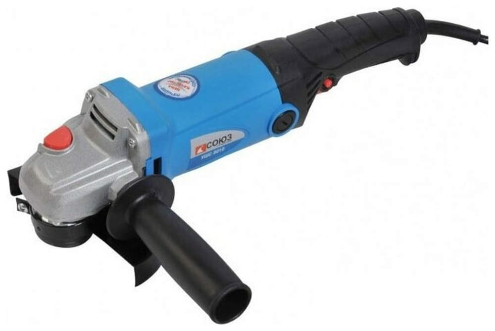 Машина углошлифовальная СОЮЗ УШС-9015 150мм,1600Вт,9500об/мин, блок. шпинд.удл.рукоятка