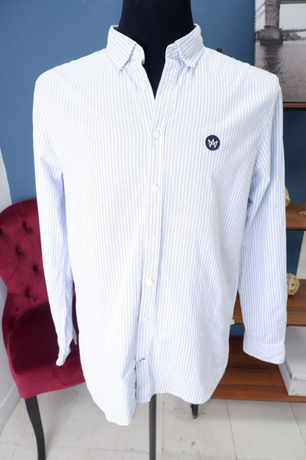 Рубашка Kronstadt в полоску 52 размер