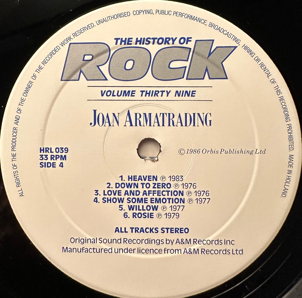 Сборник - The History Of Rock 39 (Англия 1986г.) 2LP