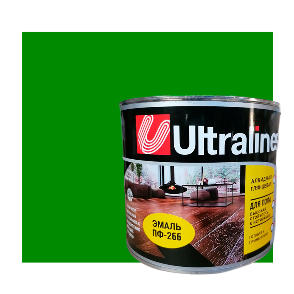 Эмаль ПФ-115 "ULTRA LINES" САЛАТНАЯ 2,6 кг