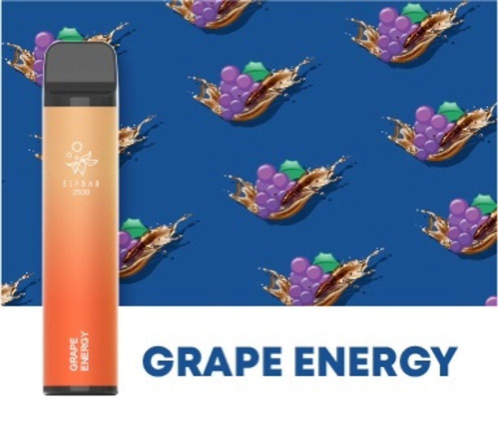 Elf Bar - Grape Energy (2500)