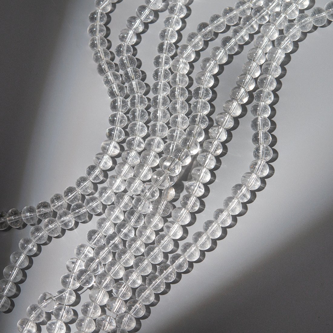 Горный хрусталь (имитация), 8,3*6,4мм, рондель