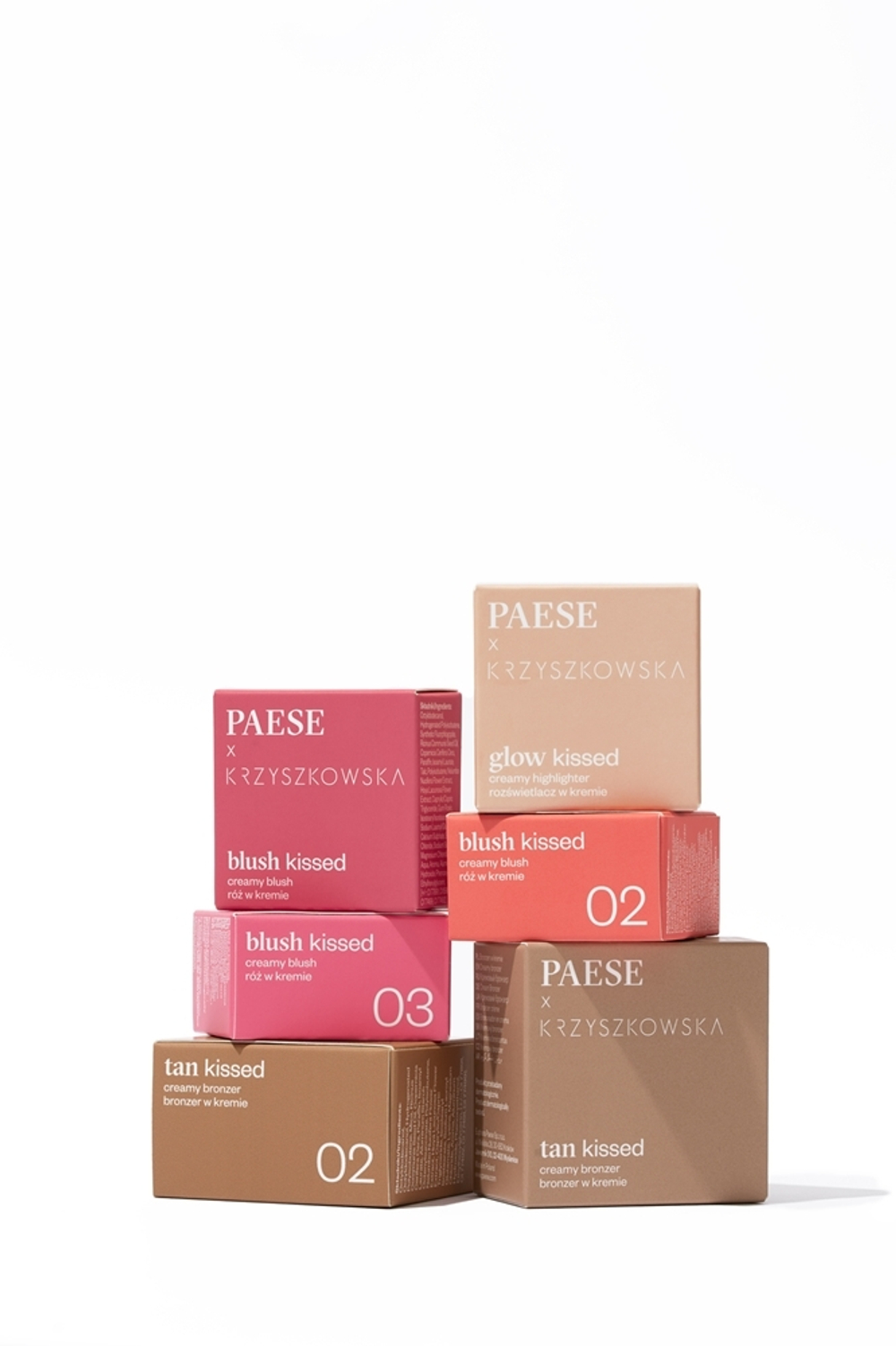 Paese Creamy Blush Kissed - Румяна кремового цвета, 4 g