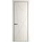 Фото межкомнатной двери эмаль Profil Doors 4PE перламутр белый глухая кромка чёрная
