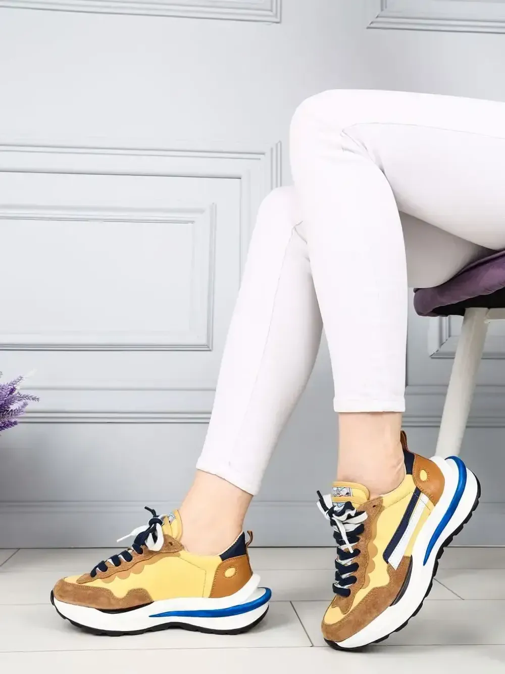 Кроссовки женские натуральная кожа