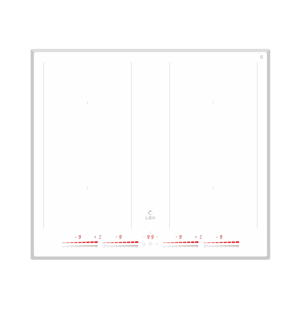 Варочная поверхность Lex EVI 641С WH
