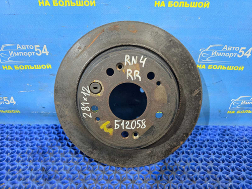 Диск тормозной задний Honda STREAM 2000-2006