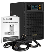 Источник бесперебойного питания Exegate PowerExpert TL-3000.96V.LCD.AVR.3SH.USB.RS232.SNMP