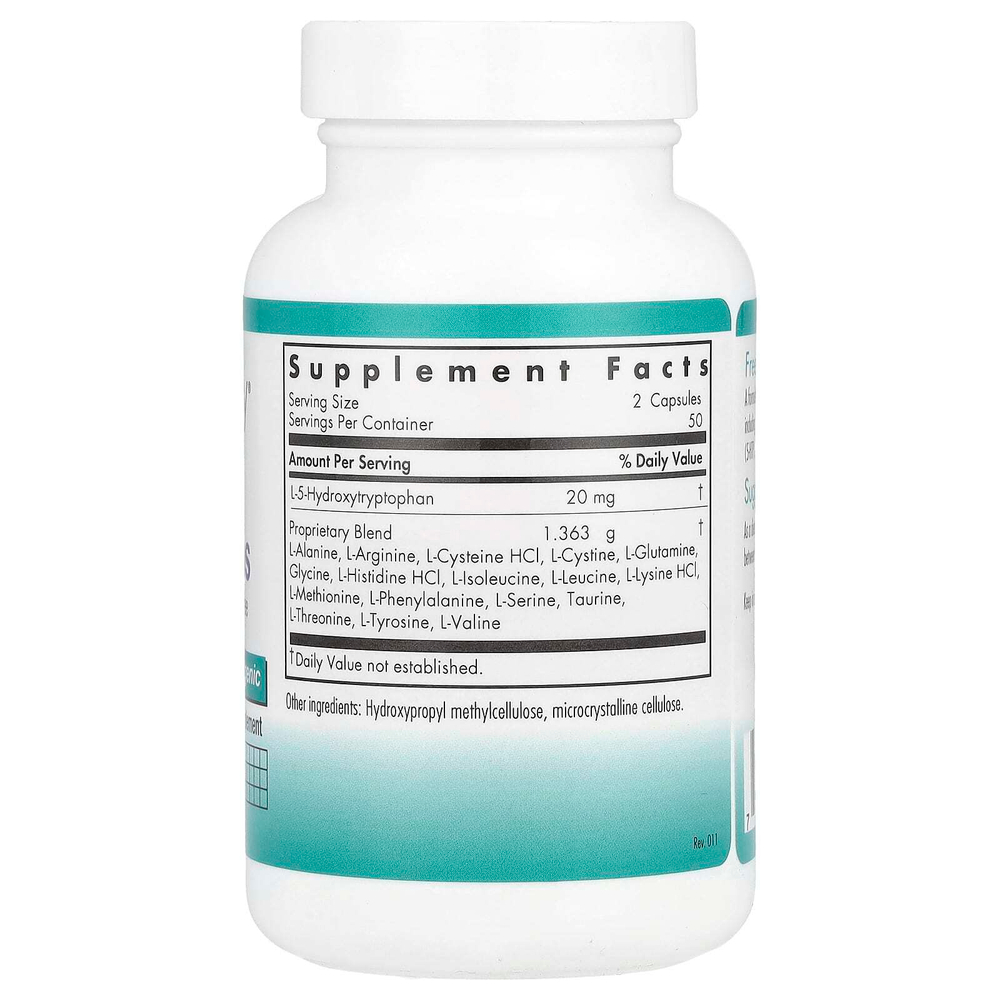Nutricology, аминокислоты в свободной форме, 100 растительных капсул