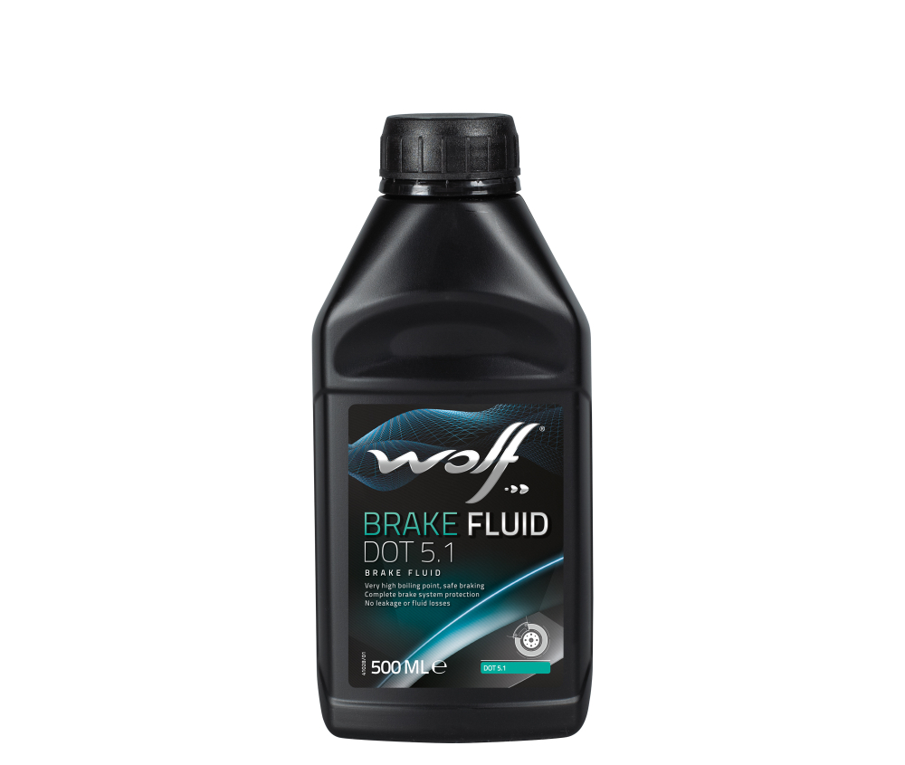 Жидкость тормозная Wolf Brake Fluid Dot 5.1 500 мл