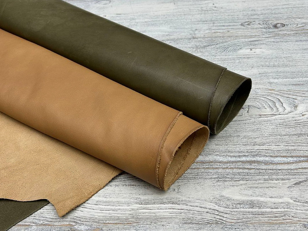 Лот Ecopell Oliva+Natura (1,1-1,3 мм), натуральная кожа