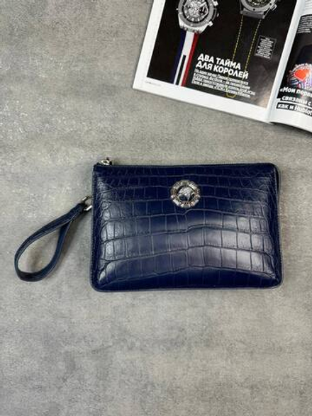 Барсетка Stefano Ricci из кожи крокодила