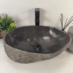 Раковина из речного камня RS-65179 52*39*15 0862