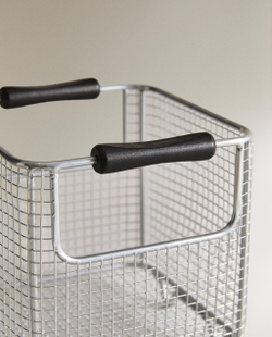 Zara Home Корзина из металла, цвет серый, 15 см