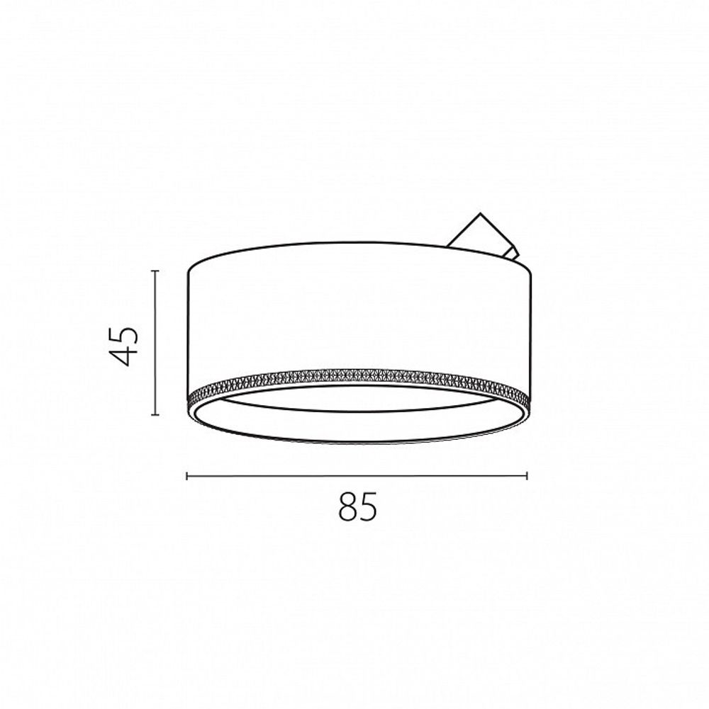 Плафон металлический Lightstar Alta Pro 215536