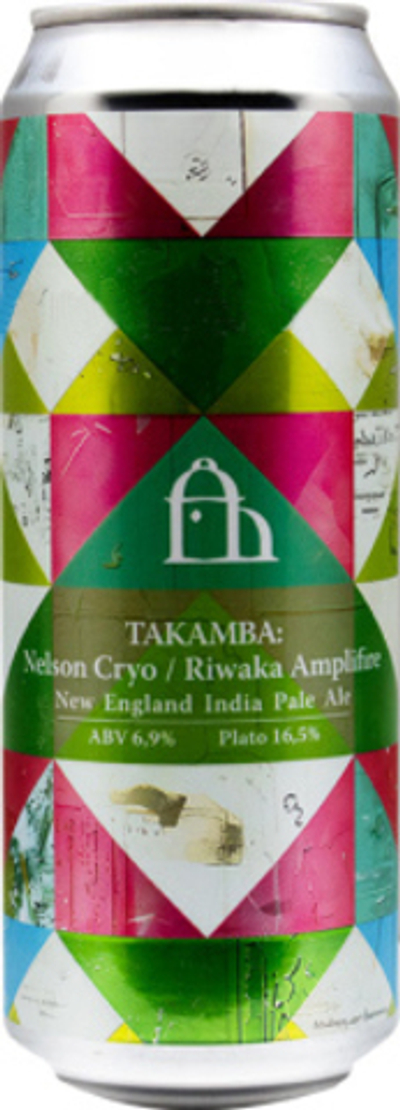 Пиво Велка Морава Такамба Нельсон Крио Ривака Амплифаер / Velka Morava Takamba: Nelson Cryo / Riwaka Amplifire 0.45 - банка