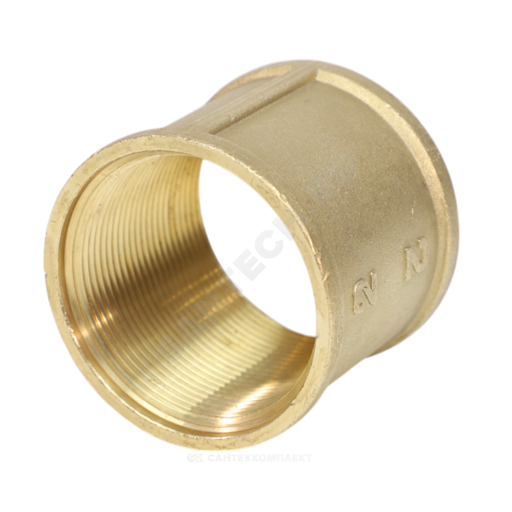 Муфта латунь Ду 20 (3/4") ВР/ВР VALFEX VF.170.L.034