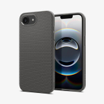 Чехол Spigen Liquid Air для iPhone 16e мраморно-серый