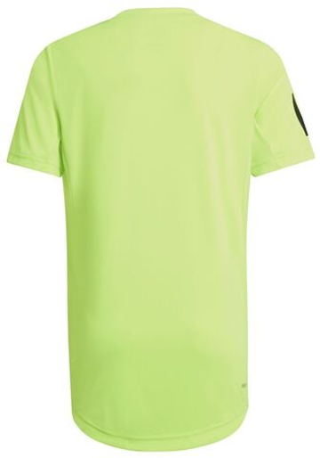 Футболка для мальчика теннисная Adidas Club 3 Stripes Tennis - желтый