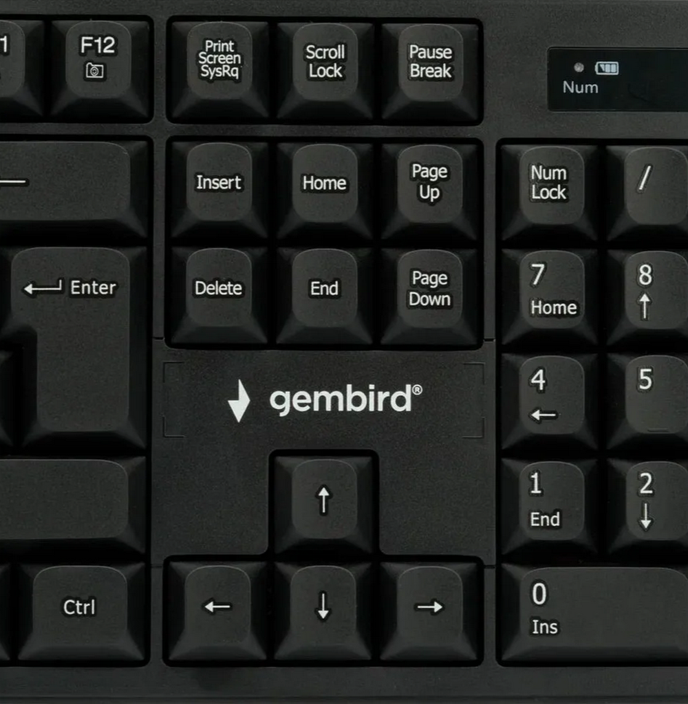 Клавиатура + мышь Gembird KBS-6000 (беспроводной набор)