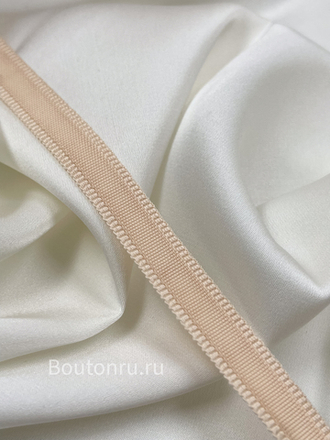 Лента тоннельная бежевая 1см