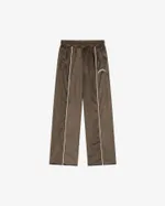 Брюки Ymkashix Велюровые Puff коричневые