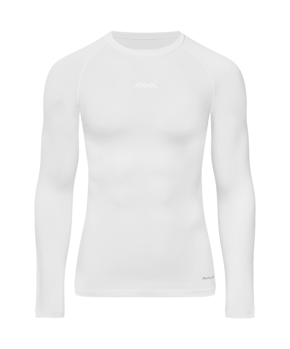 Футболка компрессионная с длинным рукавом Jogel CAMP 2 PerFormDRY Baselayer LS Tee, белый 00