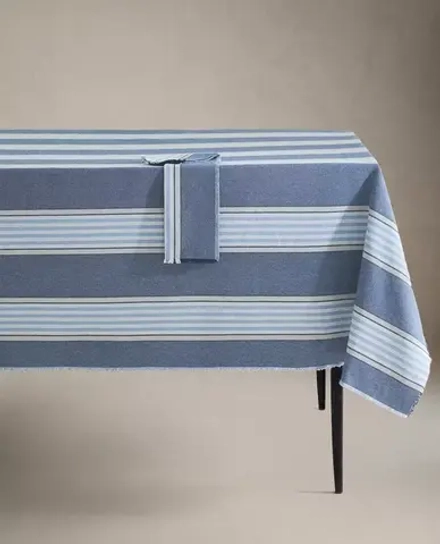ZARA HOME СКАТЕРТЬ В ПОЛОСКУ, СИНИЙ