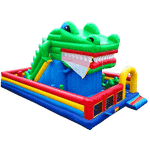 Надувная горка-робот "Дракоша" 12*6*6 м