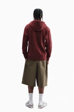 Кофта Nike Club Full-Zip - бордовый