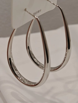 Серьги Oubi Yabi «Овалы» Silver