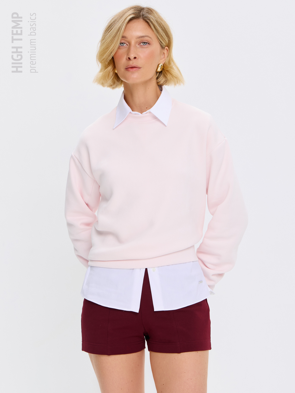 Экстра короткие шорты из футера