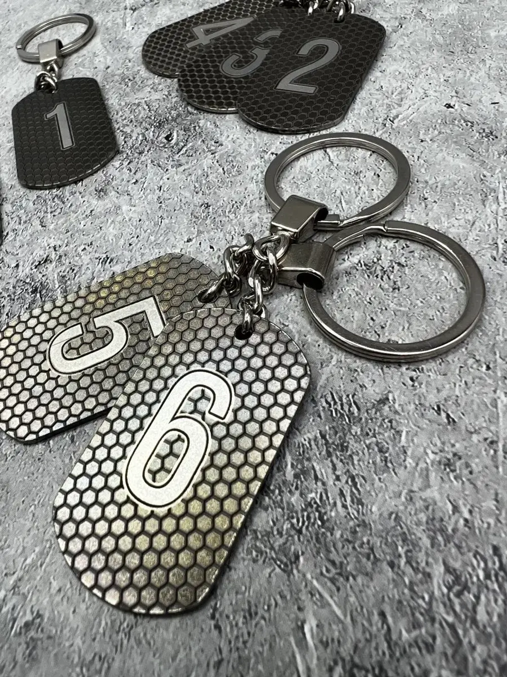 Номерки на ключи металлические