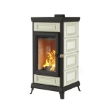Печь-камин Astov Майолика Стандарт Белый