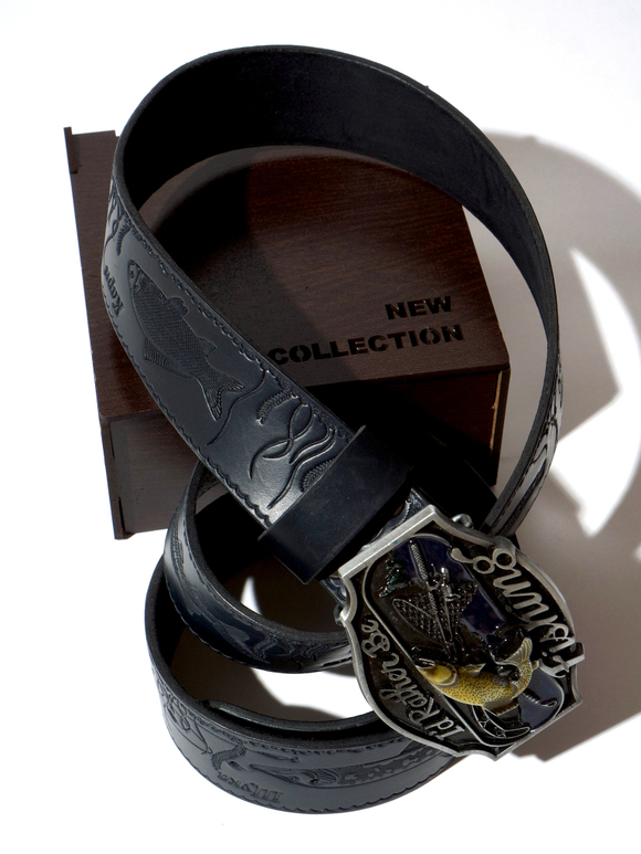 Кожаный ремень рыбака