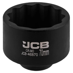 Головка ударная 3/4'', 70мм (12гр.) JCB JCB-46870